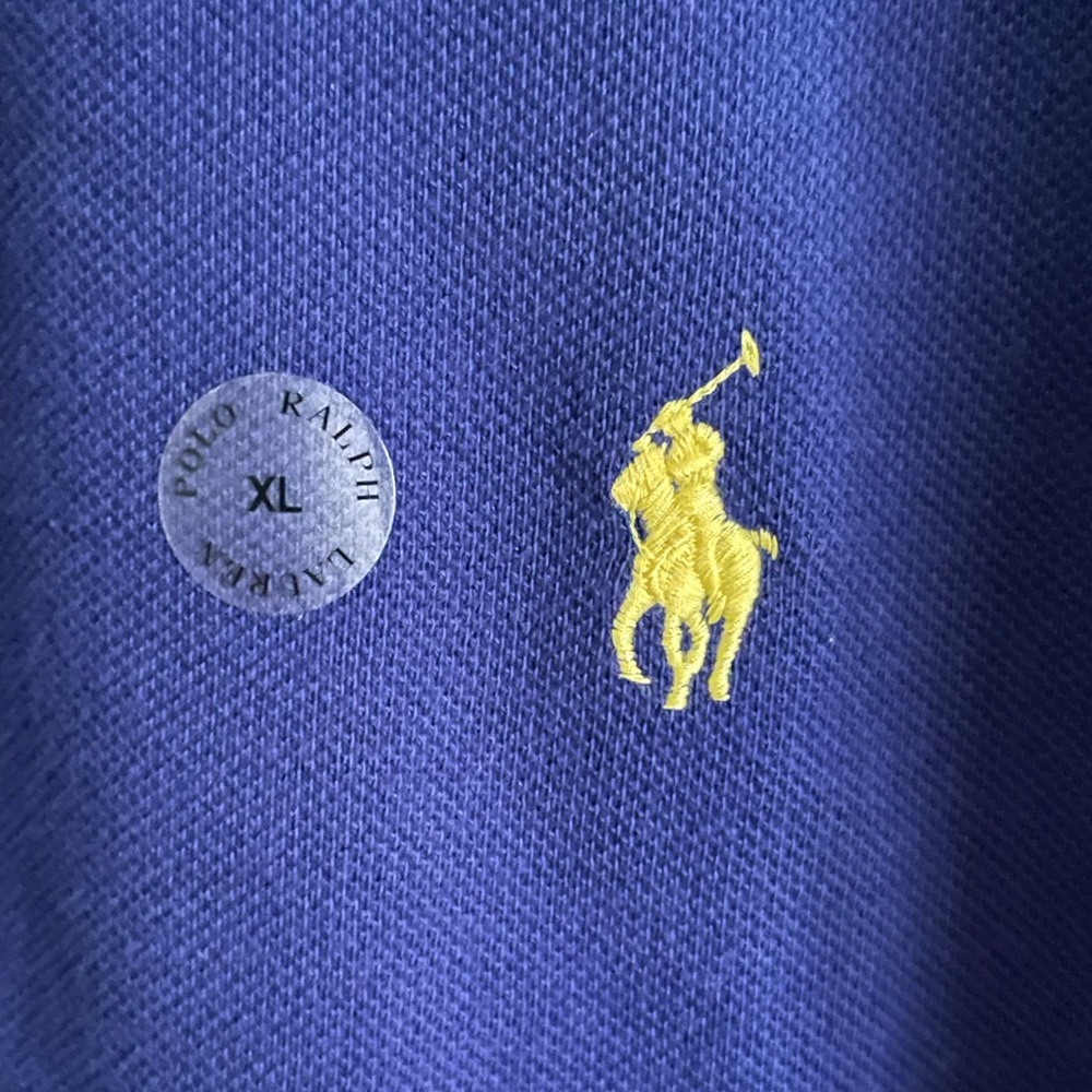 NWT• Polo Ralph Lauren Classic Fit Iconic Mesh Polo Shirt. “Fall Royal”, XL, 2XL - Picture 7 of 16